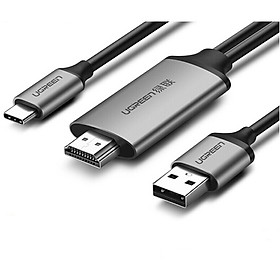 Cáp chuyển USB Type C to HDMI dài 1,5m hỗ trợ 4K2K@60Hz Ugreen 50544 chính hãng