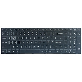 Laptop Keyboard Replacement, Colorful Backlight, US Layout English for Clevo N850 N857Hj Cvm15F2300J430M 6-80-N85H3-191-1 6-80-N85H0-011-1