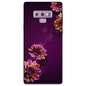 Ốp lưng in cho Samsung Note 9 Mẫu Cúc Tím