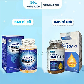Thực phẩm bảo vệ sức khỏe Alaska Omega 3 tăng cường thị lực - lọ 100 viên 