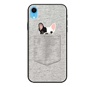 Ốp lưng cho iPhone XR  Dog Túi Xám - Hàng chính hãng
