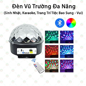 (Cực Sung) Đèn LED Xoay 7 Màu Vũ Trường Đa Năng KhoNCC Hàng Chính Hãng - Cảm Ứng Nhạc Cho Tiệc Sinh Nhật - Karaoke Cùng Đồng Nghiệp Bao Sung Bao Vui - KLM-DVTDNUSB