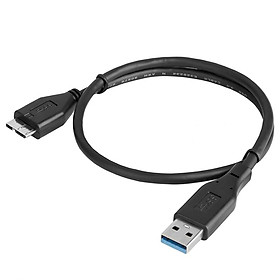 High Speed USB 3.0 Cable Type A Male To USB 3.0 Micro B Male Adapter Cable Converter For External Hard Drive Disk HDD Cable length: 40cm