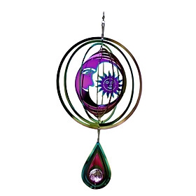 Wind  Wind Chime Garden Ornament Windchime Metal Wind Catcher Wind Sculpture Hanging for Lawn Living Room Outdoor Home