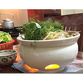 Mua Bát hâm nóng đồ ăn gốm sứ Bát Tràng cao cấp size 2