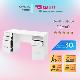 Mua Bàn máy tính gỗ công nghiệp cao cấp SMLIFE Demar