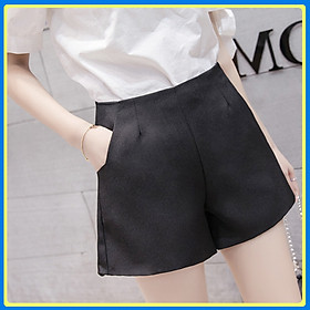 Quần short nữ ống rộng cạp cao QK3 - Quần short đùi nữ bigsize