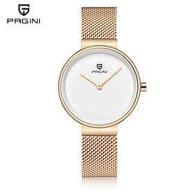 Đồng Hồ Nữ PAGINI Alice Cao Cấp Pa5233 Full Box - Dây Titanium Trẻ Trung - Mặt Kính Cứng Chống Chầy Xước - Chống Nước 3ATM