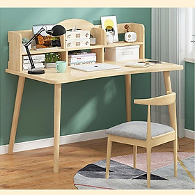 Mua Bàn làm việc kèm giá để tiện ích 100cm Bàn học làm việc gỗ cao cấp BGA018