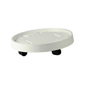 Multipurpose Wheeled Planter Saucer Tray Pot Saucer Tray Pallet Planter Caddy for Outdoor