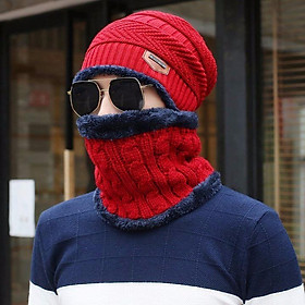 ComBo Mũ Len Kèm Khăn Cổ Hàn Quốc