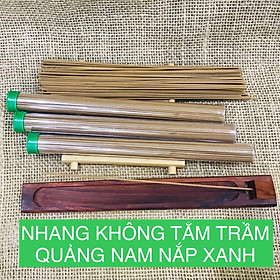 Mua Nhang không tăm Trầm Hương Quảng Nam Nắp Xanh- Hương thơm dịu ngọt tạo cảm giác dễ chịu