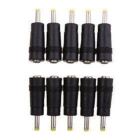 10x DC .0x1.7mm Male Plug to 5.5x2.1mm Female   Adapter Connector
