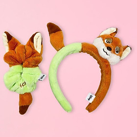Bộ Cài Tóc Kèm Buộc Tóc Cáo Nick - Ume BFD002-2