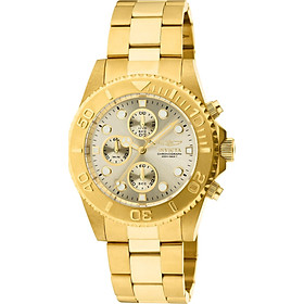 Invicta Men's 1774 Pro-Diver Collection 18k Gold Ion-Plated Stainless Steel Watch