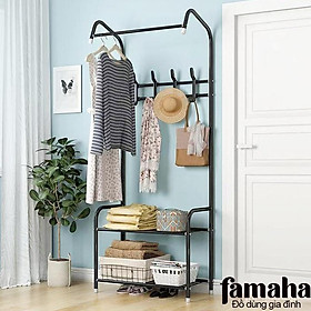 Mua Kệ treo quần áo chữ L đa năng  giá treo đồ  để giày dép tiện ích FAMAHA