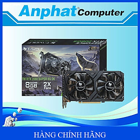 Mua VGA T-WOLF TW-RTX2060SUPER 8G D6 (RTX2060/8GB/GDDR6/256bit/HDMI-DP*3/2Fan/8pin) - Hàng Chính Hãng