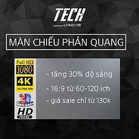 Mua Màn chiếu phản quang dán tường 60-120ich oem Tương phản cao - Dùng chiếu ngoài trời