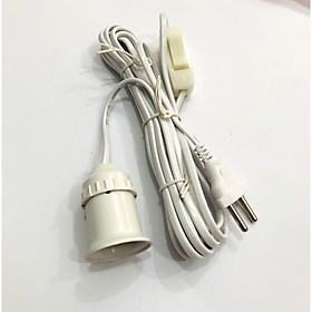 Mua Dây đèn liền đui cắm-có công tắc trên dây dài 5 mét