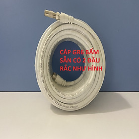 Hình ảnh DÂY CÁP GR6 15M ĐÚC SẴN 2 ĐẦU RẮC F ĐỰC