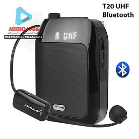 MÁY TRỢ GIẢNG KHÔNG DÂY APORO T20 UHF BLUETOOTH SẢN XUẤT CAO CẤP NEW 2020