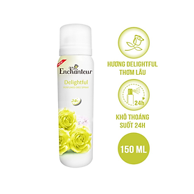 Xịt khử mùi toàn thân Enchanteur Delightful (150ml)
