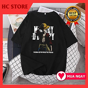 HOT Áo Phông One Piece Luffy Mũ Rơm anime manga vua hải tặc unisex form rộng mẫu mới cực chât