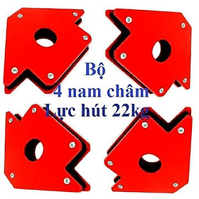 bộ 4 ke góc nam châm lực hút 22 kg