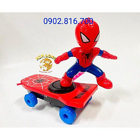 Đồ chơi lồng đèn siêu nhân nhện Spiderman ván trượt cho bé trai tặng kèm