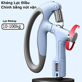 Kìm Bóp Tay Pro Đếm Số Điện Tử Dụng Cụ Kháng Lực Tập Cơ Bắp Cổ Tay Tại Nhà Điều Chỉnh Lực 10-100kg Chính Hãng