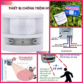 Mua THIẾT BỊ BÁO ĐỘNG CHỐNG TRỘM BẰNG HỒNG NGOẠI THÔNG MINH CÒI KÊU LỚN HÀNG CAO CẤP