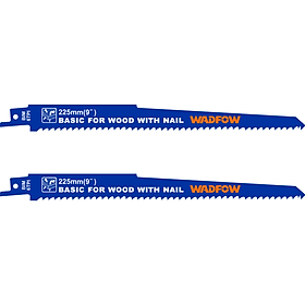 Mua BỘ 2 LƯỠI CƯA KIẾM (CƯA GỖ CÓ ĐINH) 225MM(9 ) WJT1111DF WADFOW - HÀNG CHÍNH HÃNG