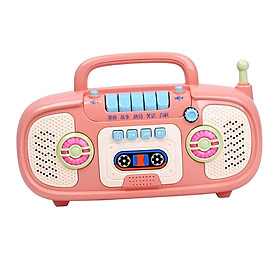 Mini Story Telling  Retro Radio Toy Infants Puzzle Bedtime Game