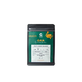 Cà phê nguyên hạt 100% Arabica Cầu Đất - Gaia Café Premium túi 250g