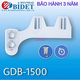 Vòi rửa vệ sinh thông minh Hyundae Bidet GDB1500, 2 Vòi Nóng Lạnh