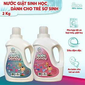 Nước giặt sinh học cho trẻ sơ sinh SONA baby 2kg