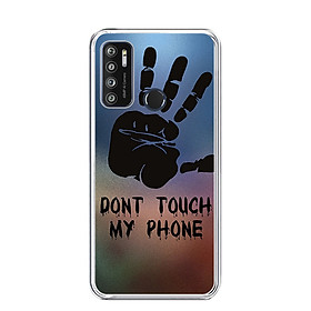 Ốp lưng dẻo cho điện thoại VSMART LIVE 4 - 0292 DONTTOUCHMYPHONE - Hàng Chính Hãng