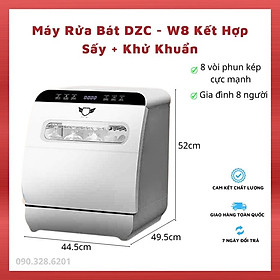 Mua Máy Rửa Chén DZC - W8 Tích Hợp Sấy Khô Và Khử Khuẩn  Máy Rửa Bát Đĩa