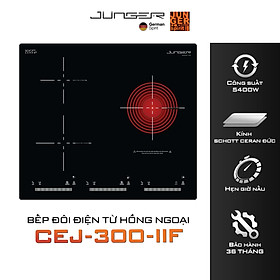 Mua Bếp ba điện 2 từ 1 hồng ngoại Junger CEJ-300-IIF | Công suất 5400W | Bảo hành 3 năm hàng chính hãng