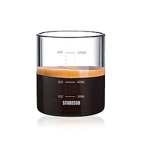 Mua Ly thủy tinh chia vạch 120ml dùng cho máy pha Mirage Plus  Basic & Mini