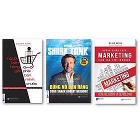 [Download Sách] Combo BÙNG NỔ BÁN HÀNG CÙNG SHARK ROBERT HERJAVEC + Những chiến lược Marketing tạo ra lợi nhuận + Muốn bán hàng giỏi phải bán mình trước ( tặng kèm bút bi ) 
