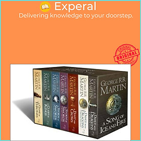 Sách - A Song of Ice and Fire : 7-Volume Box Set by George R. R. Martin (UK edition, paperback)