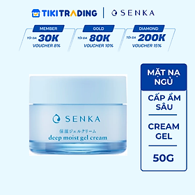 Mặt Nạ Ngủ Cấp Ẩm Chuyên Sâu Dạng Gel Senka Deep Moist Gel Cream 50g