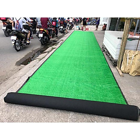 Thảm cỏ nhân tạo sân vườn 1,5cm xanh non loại thường combo 10m2 rộng 2m x5m =10m giá rẻ