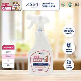 Nước Xịt Khử Mùi, Diệt Khuẩn Cho Chó Mèo ASFA Pet Care 500ml