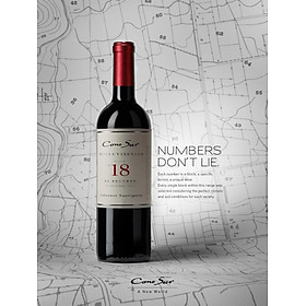 RƯỢU VANG ĐỎ CHILE SINGLE VINYARD 18 CABERNET SAUVIGNON