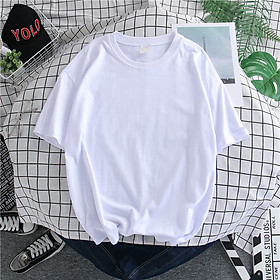 Áo thun trơn basic trắng đen unisex nam nữ, chất liệu cotton thoáng mát – SMAT.01