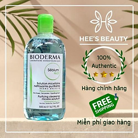 TẨY TRANG BIODERMA 500ML - PHÁP - NƯỚC TẨY TRANG BIODERMA CREALINE, SENSIBIO H2O- Hee's Beauty