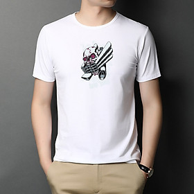Áo Thun Nam Cực Hot - Chất Cotton - Dáng Body Thời Trang Hàn Quốc Giá Rẻ Cực Đẹp Kiểu Dáng Năng Động Cá Tính Siêu Hot Phù Hợp Đi Làm, Đi Chơi Art-106 ... Xương Quỷ