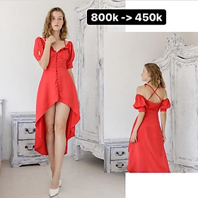 RED SAIDA DRESS (SALE)